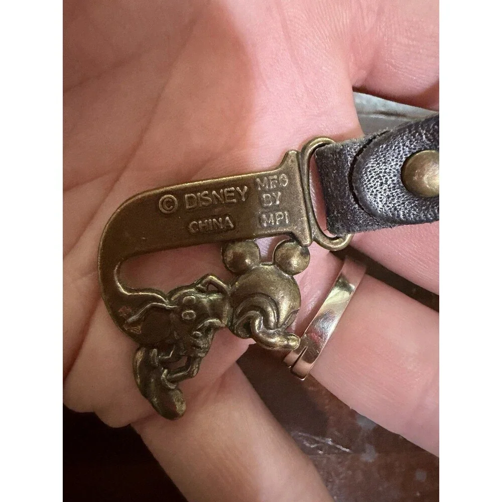 VTG Monogram Letter J DISNEY Mickey Mouse Keychain and notepad